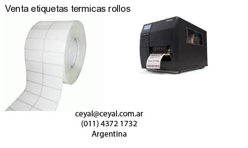 Venta etiquetas termicas rollos