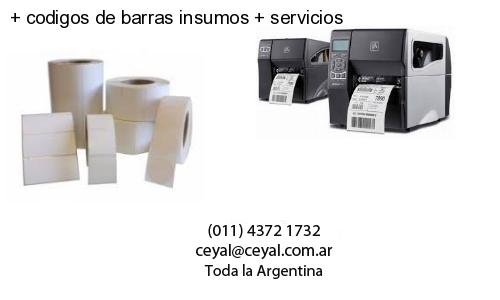   codigos de barras insumos   servicios