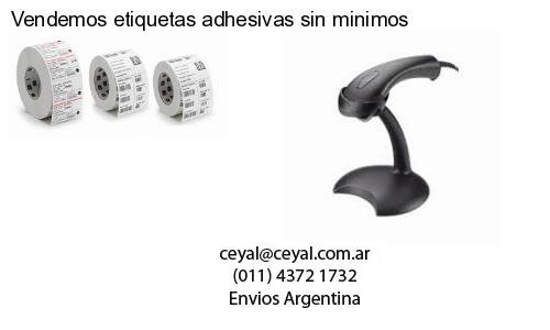 Vendemos etiquetas adhesivas sin minimos