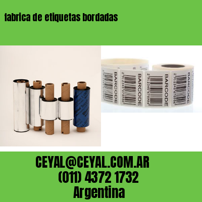 fabrica de etiquetas bordadas