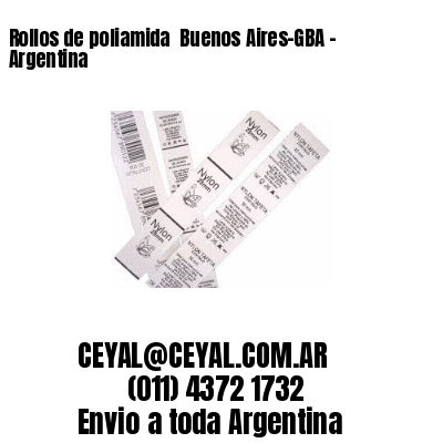 Rollos de poliamida  Buenos Aires-GBA – Argentina