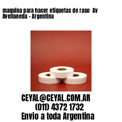 maquina para hacer etiquetas de raso  Av Avellaneda – Argentina