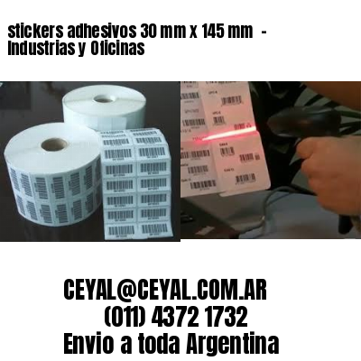 stickers adhesivos 30 mm x 145 mm  – Industrias y Oficinas