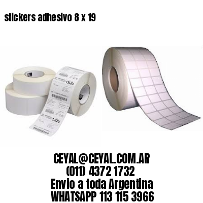 stickers adhesivo 8 x 19