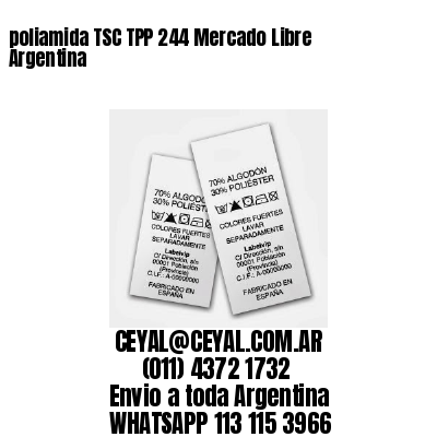 poliamida TSC TPP 244 Mercado Libre Argentina	