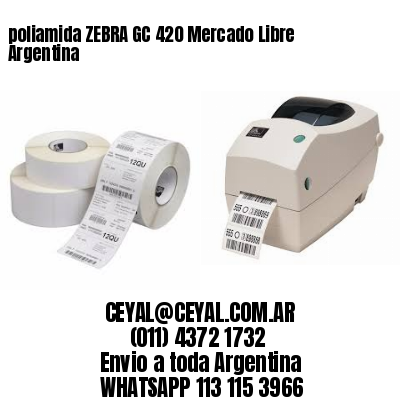 poliamida ZEBRA GC 420 Mercado Libre Argentina