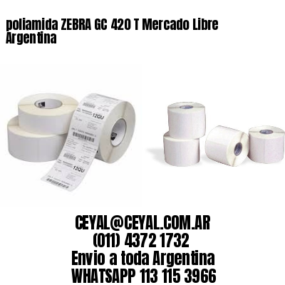 poliamida ZEBRA GC 420 T Mercado Libre Argentina