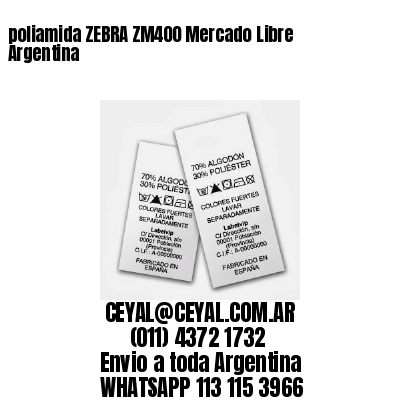 poliamida ZEBRA ZM400 Mercado Libre Argentina	