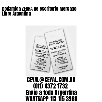 poliamida ZEBRA de escritorio Mercado Libre Argentina	