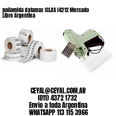 poliamida datamax ICLAS I4212 Mercado Libre Argentina