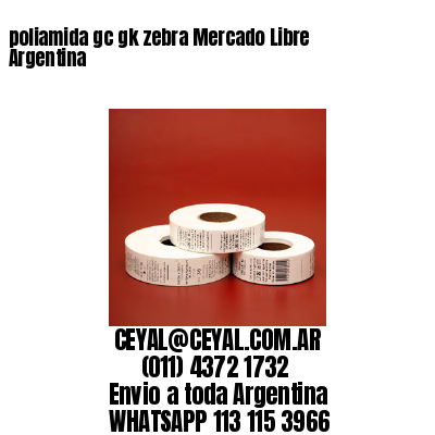 poliamida gc gk zebra Mercado Libre Argentina