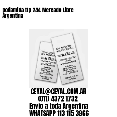 poliamida ttp 244 Mercado Libre Argentina	