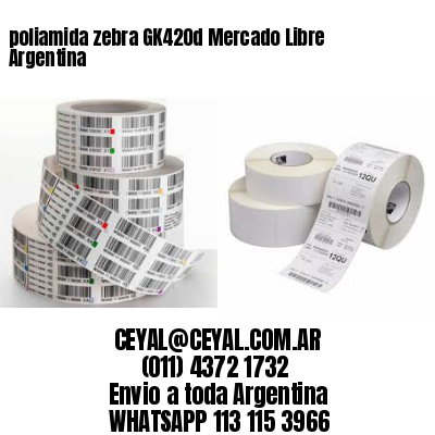 poliamida zebra GK420d Mercado Libre Argentina