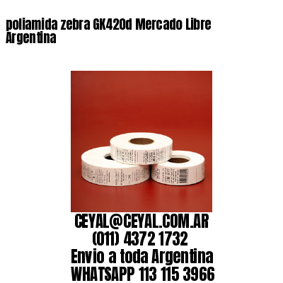 poliamida zebra GK420d Mercado Libre Argentina	