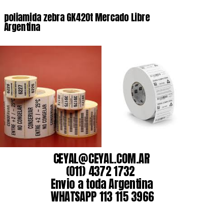 poliamida zebra GK420t Mercado Libre Argentina