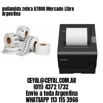 poliamida zebra GT800 Mercado Libre Argentina