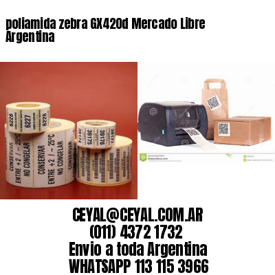 poliamida zebra GX420d Mercado Libre Argentina