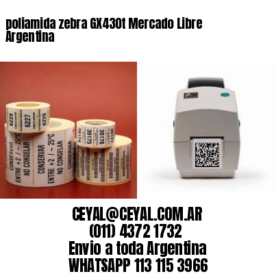poliamida zebra GX430t Mercado Libre Argentina