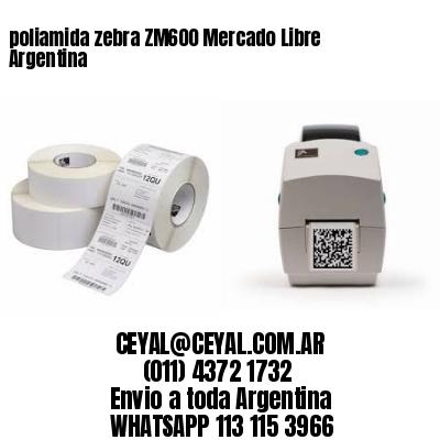 poliamida zebra ZM600 Mercado Libre Argentina