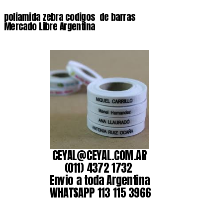 poliamida zebra codigos de barras Mercado Libre Argentina