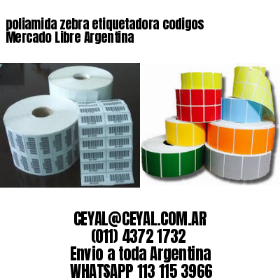 poliamida zebra etiquetadora codigos Mercado Libre Argentina