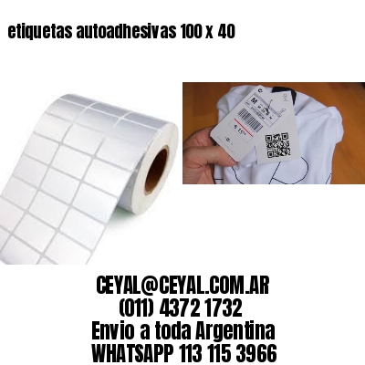 etiquetas autoadhesivas 100 x 40