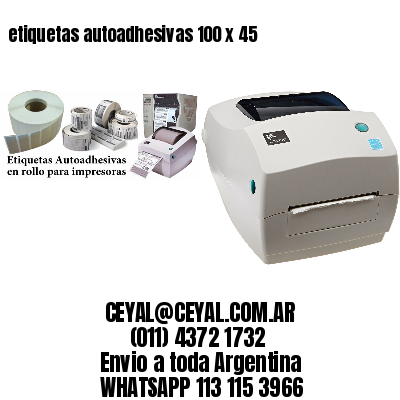 etiquetas autoadhesivas 100 x 45