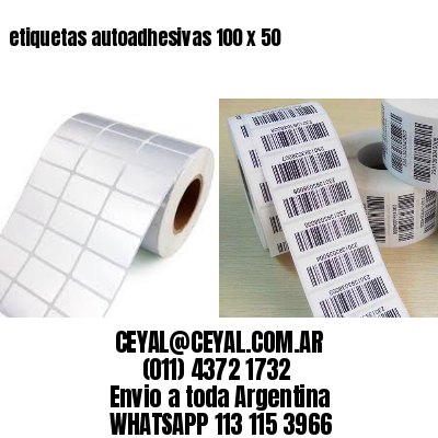etiquetas autoadhesivas 100 x 50