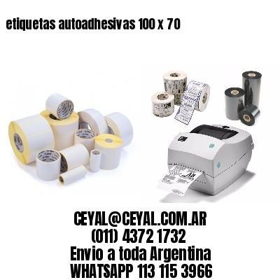 etiquetas autoadhesivas 100 x 70