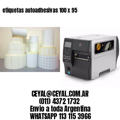etiquetas autoadhesivas 100 x 95