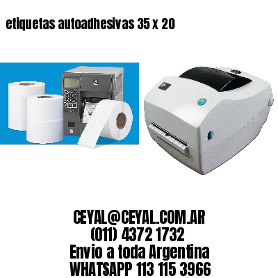 etiquetas autoadhesivas 35 x 20
