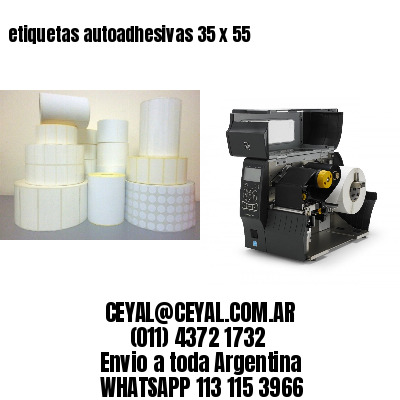 etiquetas autoadhesivas 35 x 55
