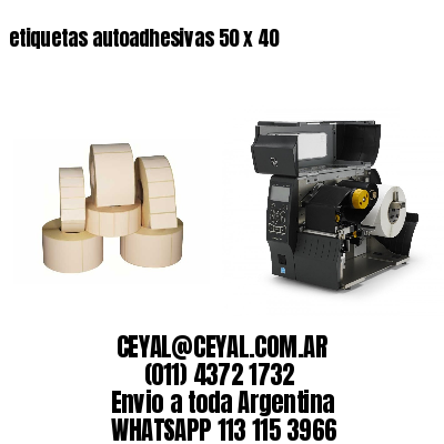 etiquetas autoadhesivas 50 x 40