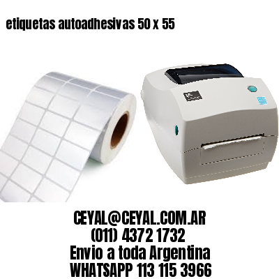 etiquetas autoadhesivas 50 x 55