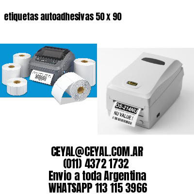 etiquetas autoadhesivas 50 x 90
