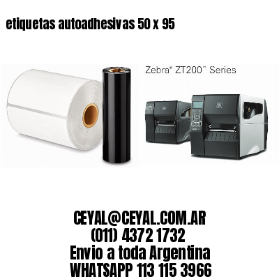 etiquetas autoadhesivas 50 x 95
