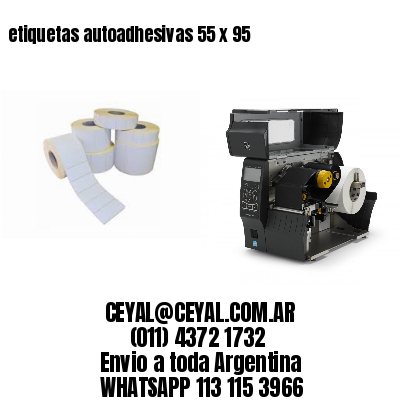 etiquetas autoadhesivas 55 x 95
