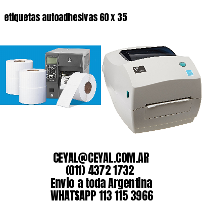 etiquetas autoadhesivas 60 x 35