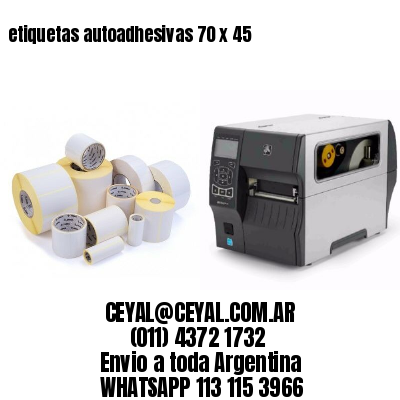 etiquetas autoadhesivas 70 x 45