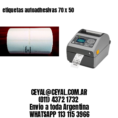 etiquetas autoadhesivas 70 x 50