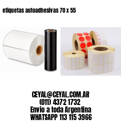 etiquetas autoadhesivas 70 x 55