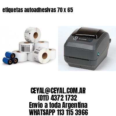etiquetas autoadhesivas 70 x 65