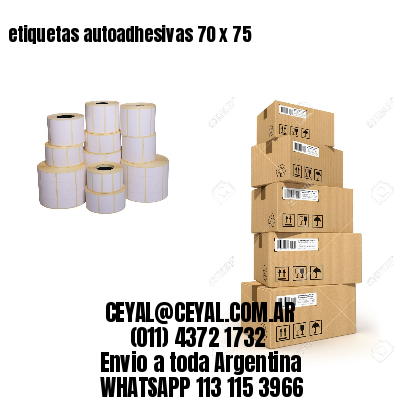 etiquetas autoadhesivas 70 x 75