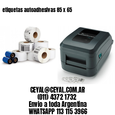 etiquetas autoadhesivas 85 x 65
