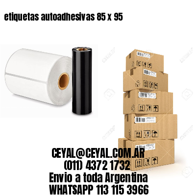 etiquetas autoadhesivas 85 x 95