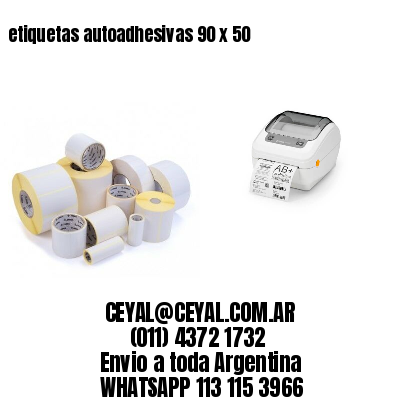etiquetas autoadhesivas 90 x 50