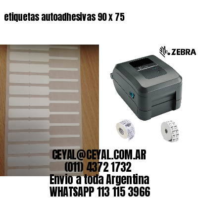 etiquetas autoadhesivas 90 x 75