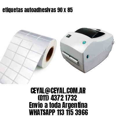 etiquetas autoadhesivas 90 x 85
