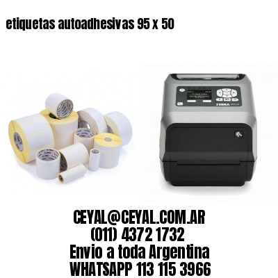 etiquetas autoadhesivas 95 x 50