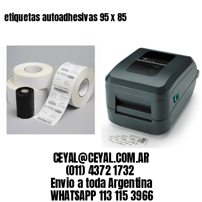 etiquetas autoadhesivas 95 x 85
